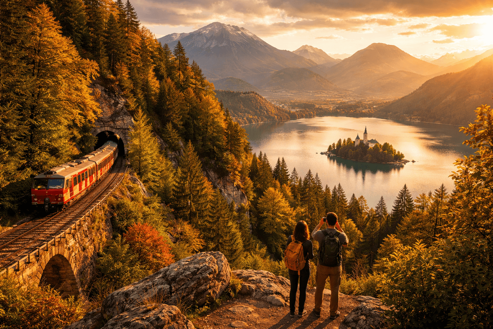 A Train-and-Trail Journey Through Slovenia’s Alpine Lake Country