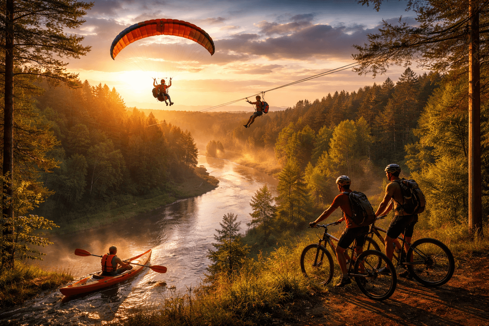 Adventure Sports in Belarus: Rivers, Forests and Aerial Thrills