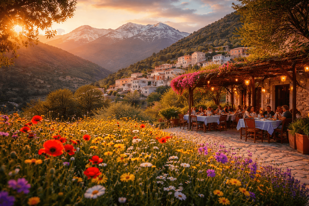 Crete in Spring: Wildflowers, Village Taverns and the Island’s Return to Slow Travel