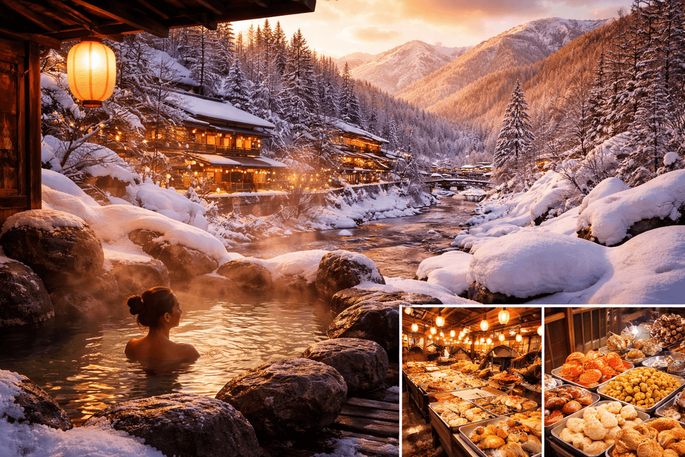 Japan’s Most Underrated Winter Escape: Hokkaido’s Hot Springs, Seafood Markets, and Snowy Farm Towns
