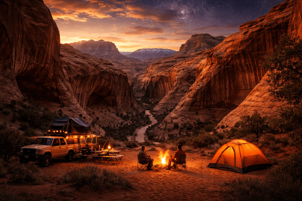Redrock Nights: Slot Canyons, Dark‑Sky Camps and Ranch Stays in Utah’s Backcountry