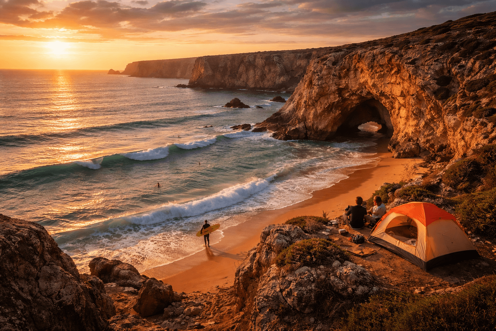 Spring Tide and Sea Caves: Off‑Peak Surfing and Cliff Camping in the Algarve
