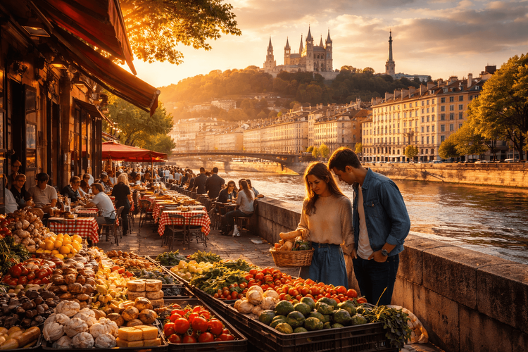 A Food Lover’s Weekend in Lyon: Markets, Bouchons, and the City’s Young Chefs