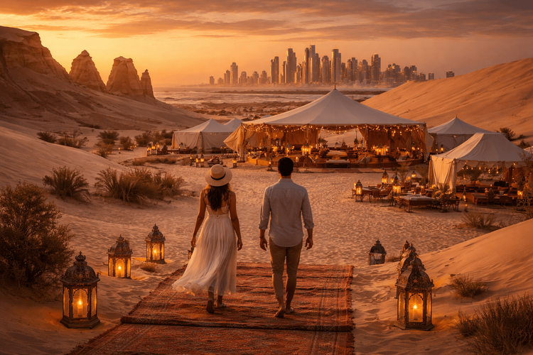 Doha’s Desert Design: Sand Sculptures, Souqs and Boutique Camp Couture